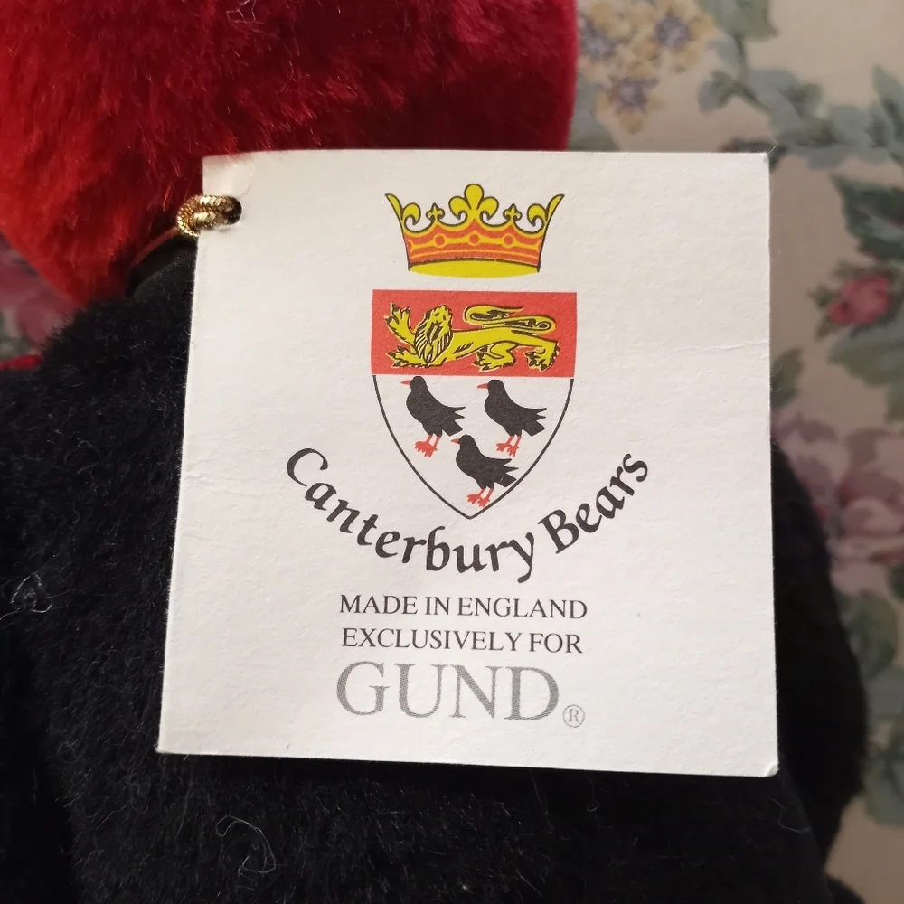 NWT Collectible 1992 Gund Bear - Picture 5 of 8